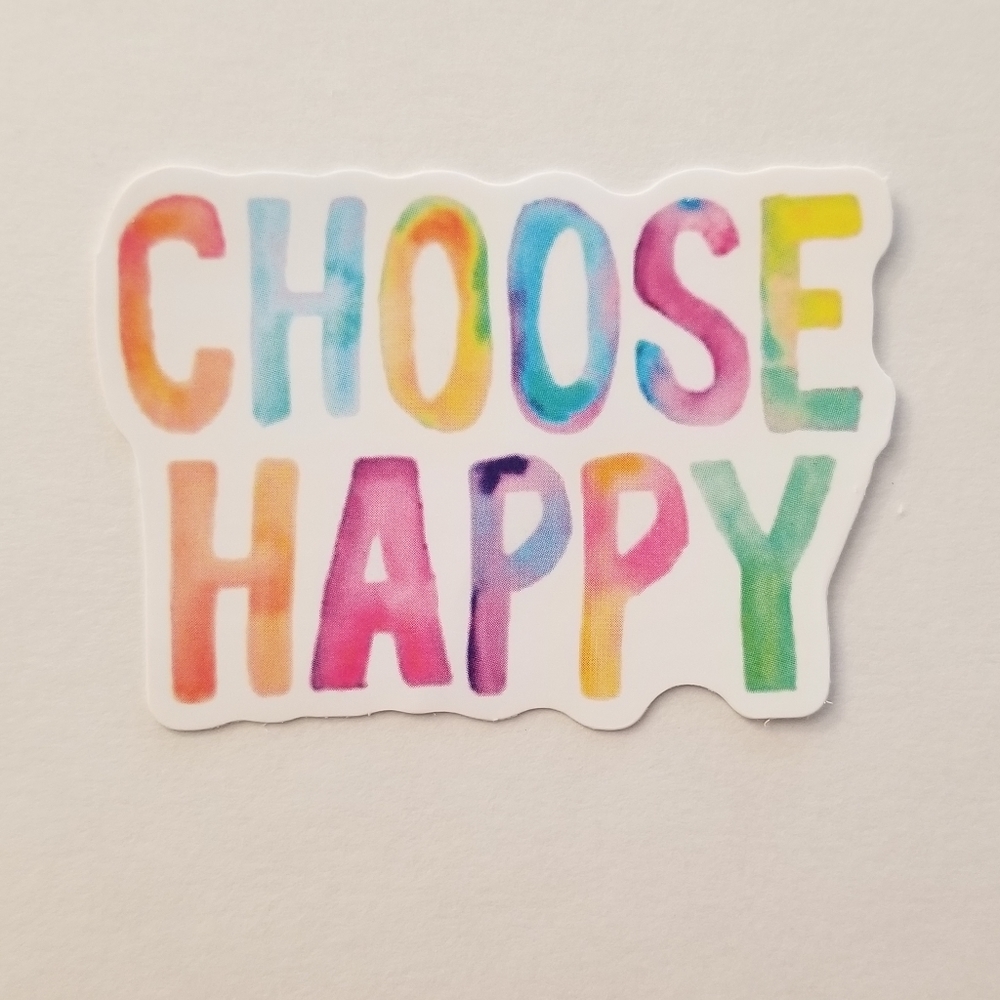 10/$10 Choose Happy Sticker